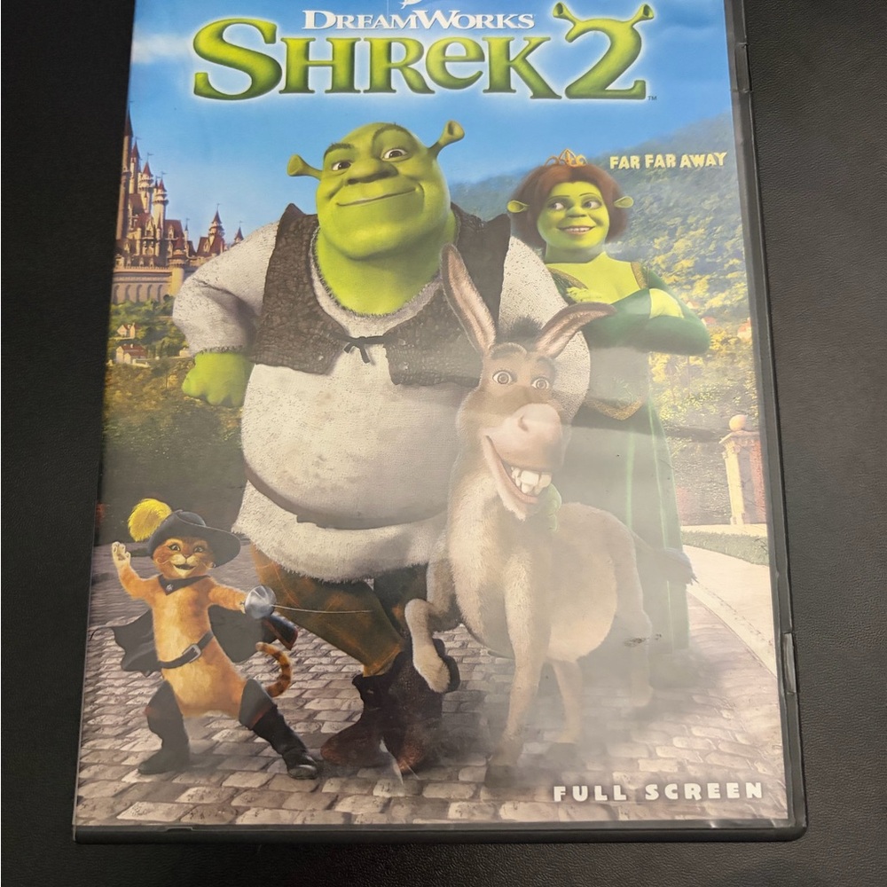 DreamWorks Shrek 2 Movie Cover — Green, Blue, Brown